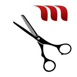 AFIAÇÃO TESOURA SEMI DENTADA CURTA